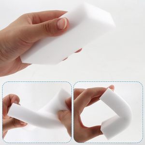Éponge <span class=keywords><strong>magique</strong></span> en mélamine, sans rayures, absorbante, éponges en mousse de mélamine multifonctionnelles pour salle de bain, fenêtres, chaussures, cuisine - Product Image 2