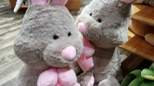 Kinqee Tùy Chỉnh Dễ Thương Dài Tai Thỏ Búp Bê Khổng Lồ Phục Sinh <span class=keywords><strong>Bunny</strong></span> Thú Nhồi Bông Đồ Chơi Sang Trọng Mềm Phim Hoạt Hình Thú Bông - Product Image 6