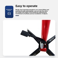 Alta Posição Transporter Gearbox Bracket Wave Box Top Auto Repair Lift Tool 500kg Alta Posição Elevador para Jacks Transmissão
