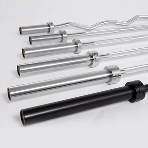 Bitki toptan çift rulman tipi ağırlık kaldırma düz çubuk özelleştirilebilir çelik halter Bar raf - Product Image 4