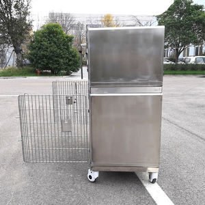 EUR Cages de frein universelles en acier inoxydable PET à haute résistance Chiens 5 portes pour usage médical Dispositifs de surveillance vétérinaire directement - Product Image 3