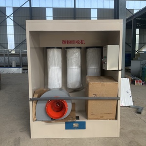 Cabine de <span class=keywords><strong>peinture</strong></span> en poudre industrielle, cabine de pulvérisation manuelle pour système de <span class=keywords><strong>peinture</strong></span> <span class=keywords><strong>électrostatique</strong></span>, taille personnalisée - Product Image 1