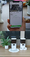 Distributeur automatique de nourriture pour animaux de compagnie 6L grande capacité avec vidéo bidirectionnelle, programmation horaire, style adorable, étanche IPx4, alimenté par batterie rechargeable