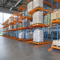 Système de rayonnage sélectif pour palettes lourdes, rayonnage industriel robuste pour entrepôt