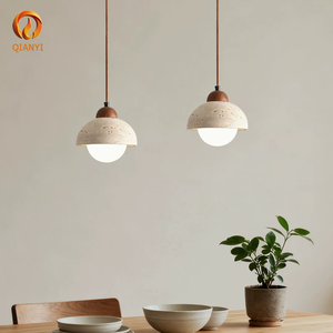 Petit Lustre Minimaliste en Pierre, Suspension Ronde à Intensité Variable <span class=keywords><strong>pour</strong></span> Îlot de <span class=keywords><strong>Cuisine</strong></span>, Salle à Manger, <span class=keywords><strong>Luminaire</strong></span> <span class=keywords><strong>Suspendu</strong></span>, Vente en Gros - Product Image 4