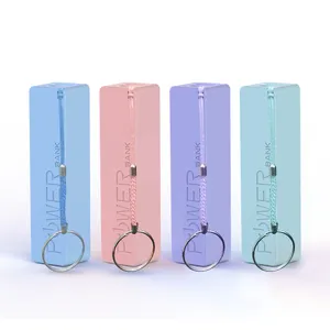 2024 New Custom Logo Mini ngân hàng điện cho quà tặng khuyến mãi pin di động gói loại C Port 1200mAh-2600mAh ngân hàng điện