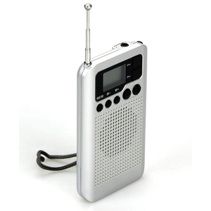Custom Mini <b>Pocket</b> AM FM Portable Radio Digital Display with Preset Buttons and Lanyard for Daily Use and Outdoor Activities - Product Image 2