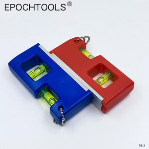 EPOCHTOOLS Mini niveau à bulle portable de 4 pouces avec double bulle et porte-clés - Product Image 1