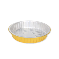 Meilleure vente Peigne à gâteau en feuille d'aluminium robuste Texture de cuisson Variété en vrac Casseroles à pizza alimentaire en feuille d'aluminium fabriquées en Chine
