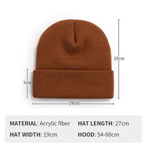 High Quality Promotion Women Winter Knit Acrylic Beanie <b>Hat</b> With Custom Embroidered Logo - Product Image 2