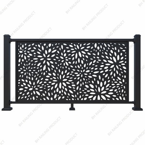 Sistema de Barandillas de Aluminio con Corte Láser de Diseño Moderno, Barandilla de Balcón Personalizada Popular BH, Barandilla Decorativa para Terraza - Product Image 2