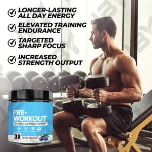 Poudre pré-entraînement JBY Nutrition, complément énergétique, étiquette privée personnalisée, poudre pré-entraînement aromatisée pour la <span class=keywords><strong>musculation</strong></span> - Product Image 3