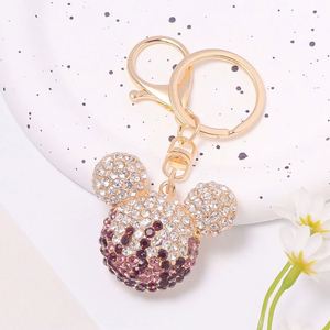 Porte-clés en alliage en forme de Mickey, motif dessin animé, personnalisé, en métal, avec impression UV, pour cadeaux promotionnels et accessoires de vente en gros - Product Image 4