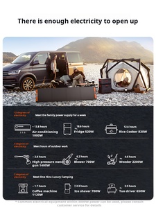Fuente de Alimentación Eléctrica Portátil para Exteriores 2000Plus, Gran Capacidad, 220V, Carga Rápida, 3000W, para RV, Camping, Viajes en Auto y Emergencias - Product Image 4