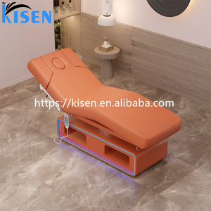 Kisen Popular Beauty Salon Furniture 3 Motors Facial <b>Bed</b> Dermatology Chair Pink Electric Massage Spa Custom <b>Lash</b> Extension <b>Bed</b> - Product Image 6