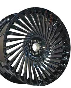 Nuevo diseño negro brillante 18-24 pulgadas 5*120 rueda de aleación de aluminio forjado 5 radios múltiples con tapas flotantes para <span class=keywords><strong>Range</strong></span> <span class=keywords><strong>Rover</strong></span> <span class=keywords><strong>Evoque</strong></span> - Product Image 1