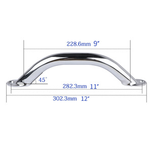 Boat Handle 9 Inch 12 Inch Stainless Steel Safety <b>Grab</b> <b>Bar</b> For Marine Retrofit Upgrade Bathroom Use - Product Image 3