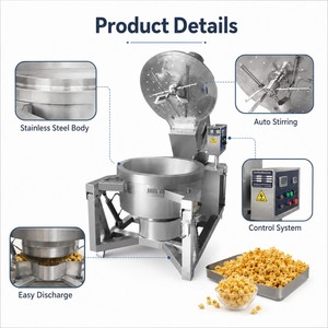 Máquina de <span class=keywords><strong>Palomitas</strong></span> de Maíz Automática, Eléctrica, Comercial e Industrial, Operada a Gas - Product Image 3
