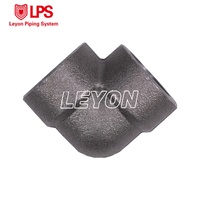 Tuyaux de lutte contre l'incendie Leyon Système de gicleurs d'incendie Raccord de tuyau Système de protection incendie ASTM A105 Coude forgé en acier au carbone