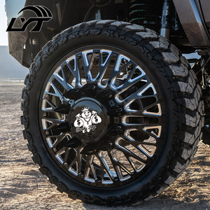 Rines de Aleación Forjados Personalizados LYT con Tapa Flotante 8x6.5 <span class=keywords><strong>10</strong></span> Birlos 20 22 24 26 28 30 Pulgadas para Camionetas SUV Ford F350 - Product Image 2
