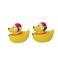 Jouets de bain pour bébé en caoutchouc personnalisés uniques, motifs de canards en caoutchouc, amusement dans la baignoire pour les enfants et les tout-petits