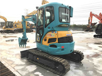 Mini pelle Kubota U35 d'occasion, excavatrice de 3,5 tonnes, excavatrice sur chenilles Kubota de 3,5 tonnes, Kubota U35 U55 d'origine japonaise