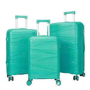 Logo personalizzato materiale PP a 360 gradi ruote universali silenziose armadio 3 pezzi Set valigie Trolley da viaggio - Product Image 3