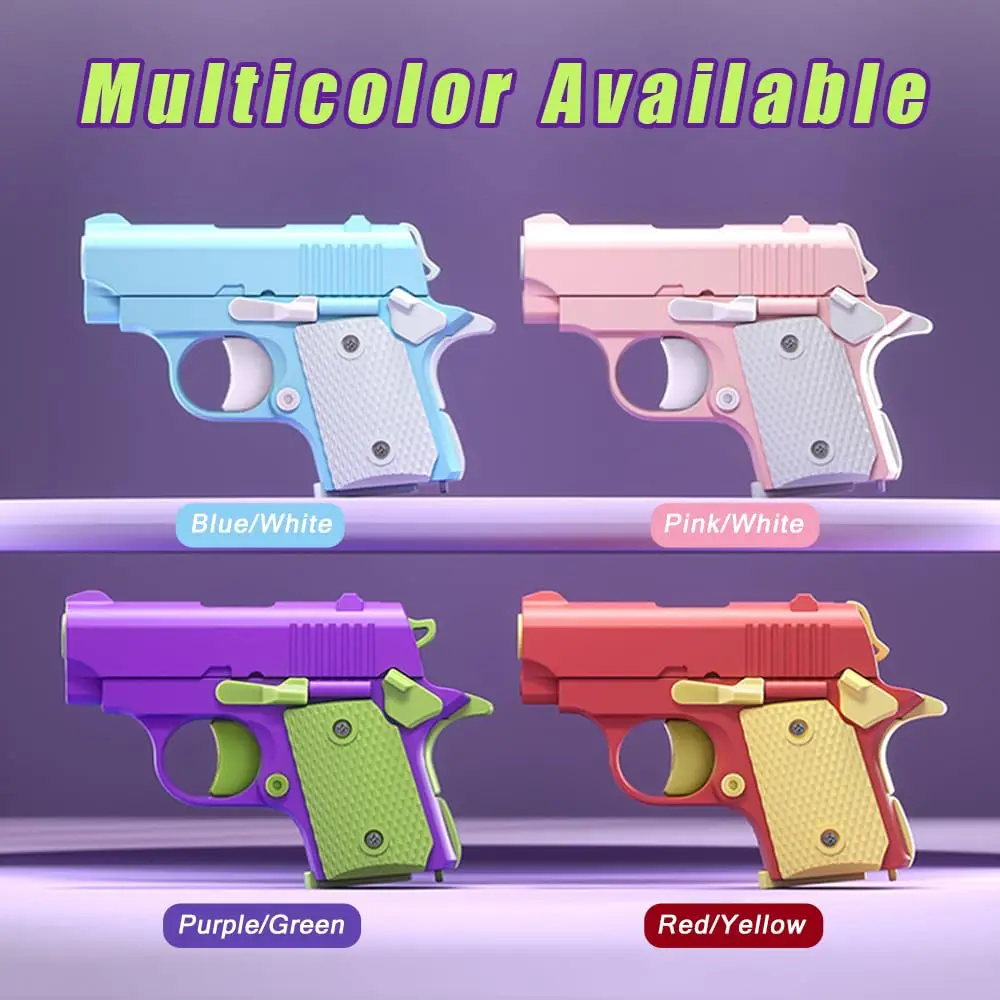 銃型フィジェットトイ ゴールド Amazon.co.jp: 3D重力フィジェット銃のおもちゃ ミニハンドガン
