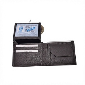 Cartera de Hombre de Cuero Genuino BS International Personalizada con Marca, de Primera Calidad, con Cierre Abierto, Diseño de Estrella, Estilo Moderno - Product Image 3