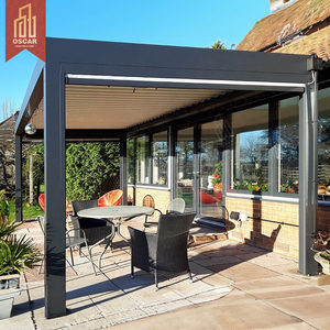 Gazebo y Pérgola con Techo Plegable de Aluminio <span class=keywords><strong>Sunfun</strong></span>, Proveedores de Pérgolas con Techo Retráctil de Aluminio Motorizado e Impermeable - Product Image 4
