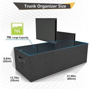 Organizadores de Asientos Traseros para SUV Grandes de Alta Calidad, Organizador Plegable para Maletero de Coche con Base Antideslizante - Product Image 6