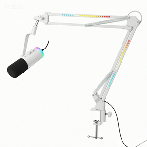Studio RGB Dynamic <b>Microphone</b> Professional Gaming Podcast Equipment with Stylish RGB Mic Stand - Product Image 1