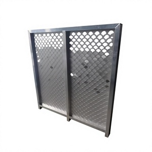 Aluminum Perforated Room Divider <b>Curtain</b> Modern Design Anodized Surface Anti-Corrosion Exterior Application 70in Width - Product Image 1