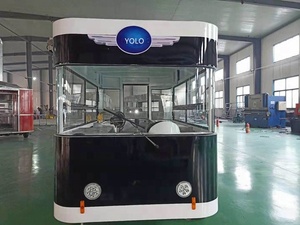 Keranjang anjing panas dengan panggangan dan penggorengan dalam truk makanan tembus makanan <span class=keywords><strong>Trailer</strong></span> makanan truk makanan dengan dapur penuh untuk Jerman - Product Image 4