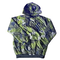 Poncho de chasse MITO Woobie en nylon imperméable léger, couleurs et logos personnalisables, doublure camouflage, hiver, réversible, fermeture éclair, pull-over