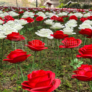 Lámparas Decorativas LED con Forma de Rosa Artística, Impermeables IP65, para Decoración Navideña y del Hogar - Product Image 2