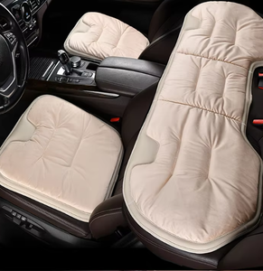 Nouvel ensemble trois pièces en velours douillet pour bébé, housse de <span class=keywords><strong>coussin</strong></span> d'hiver, <span class=keywords><strong>coussin</strong></span> de siège <span class=keywords><strong>auto</strong></span> - Product Image 1