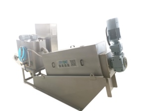 Máquina deshidratadora de lodos de algas de disco múltiple químico físico voluta móvil - Product Image 2