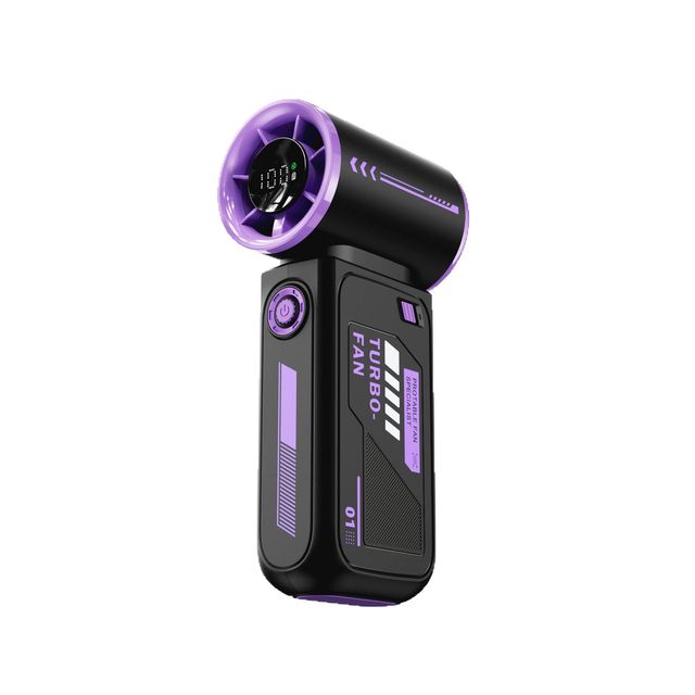 High Quality Portable High Speed Turbo Handheld Mini Fan Rechargeable Grip Stand Hang Multi Functional Pocket Air Cooling Fan
