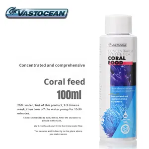 Nourriture concentrée liquide pour coraux à descente lente pour aquarium de poissons avec artemias, rotifères et plancton - en bouteille - Product Image 2