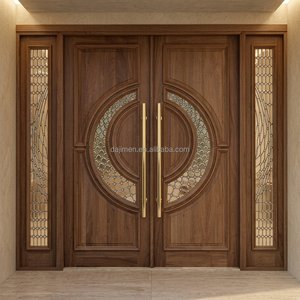 <span class=keywords><strong>Porte</strong></span> <span class=keywords><strong>d</strong></span>'<span class=keywords><strong>entrée</strong></span> de luxe personnalisée en <span class=keywords><strong>bois</strong></span> massif pour villa résidentielle, <span class=keywords><strong>porte</strong></span> extérieure double <span class=keywords><strong>avec</strong></span> fenêtre latérale pour maison - Product Image 6