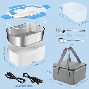 110V/220V Home Self Heating <b>Lunch</b> <b>Box</b> Electric <b>Lunch</b> <b>Box</b> Portable Mini - Product Image 4