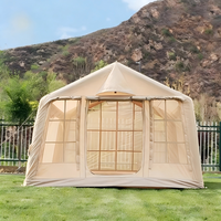 Tente de camping gonflable très vendue, portable, facile à monter, résistante au vent, pare-soleil, pour voyages en plein air, randonnée, pour 3 à 6 personnes, toutes saisons