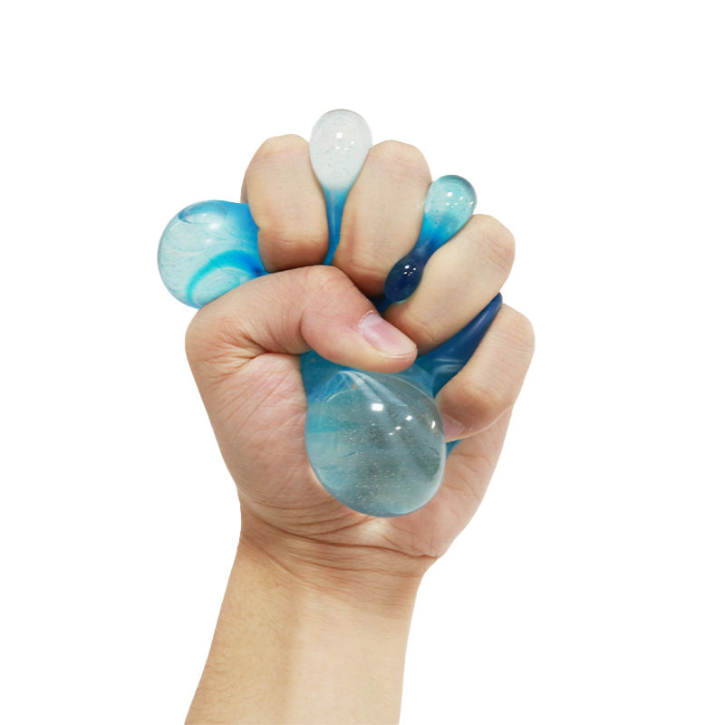 TikTok Hot Selling Squishy Toy Custom Logo Stress Balls Fidget Toys Made of TPR Unisex for Adults