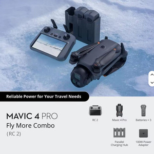 Mini 4 Pro D/rone (4K HDR/Pliable) - Pack Combo Plus avec Télécommande et Écran - Product Image 3