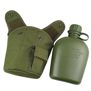Muestra gratuita, taza de supervivencia 4 en 1 para exteriores de 1 litro con tapa, ideal para camping y senderismo, de alta calidad. - Product Image 2