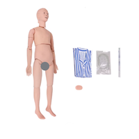 Mannequin d'entraînement infirmier multifonctionnel, mannequin en caoutchouc pour la RCP et les premiers secours, modèle d'entraînement médical (femme)