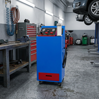 Amsxzo HY-2001 DC12V Machine de rinçage du système de lubrification moteur, nettoyage dynamique et statique double, filtre 3m, équipement de lubrification automobile