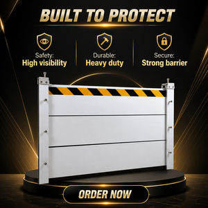 Barrière <span class=keywords><strong>anti</strong></span>-<span class=keywords><strong>inondation</strong></span> réglable en largeur <span class=keywords><strong>de</strong></span> 8 pieds pour la protection des portes <span class=keywords><strong>de</strong></span> garage standard - Product Image 1