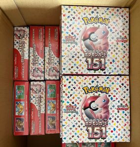 <span class=keywords><strong>Carte</strong></span> Pokémon authentique japonaise SV2a 151 Booster Box scellée 1ère édition Kanto Ensemble complet Authentique TCG Collectible - Product Image 5